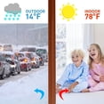 thumbnail image 3 of Cosmug Door Seal Strip Weatherstripping Draft Stopper Soundproof Insulation Windproof Weather Strip Self Adhesive Window Gap Sealer Dust Bug Insect Blocker Energy Saving Weatherproof Tape, 3 of 7