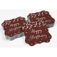 thumbnail image 4 of Inkdotpot Real Silver Foil Bracket Shape Paper Hang Tags Happy Birthday Favor Tags Pack Of 100, 4 of 6