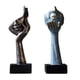 thumbnail image 1 of Conjunto de 2 soportes decorativos curvos para estantería, 1 of 6