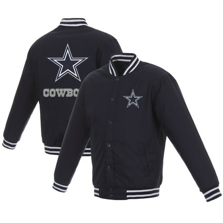 Dallas Cowboys JH Design Poly Twill Jacket - Navy