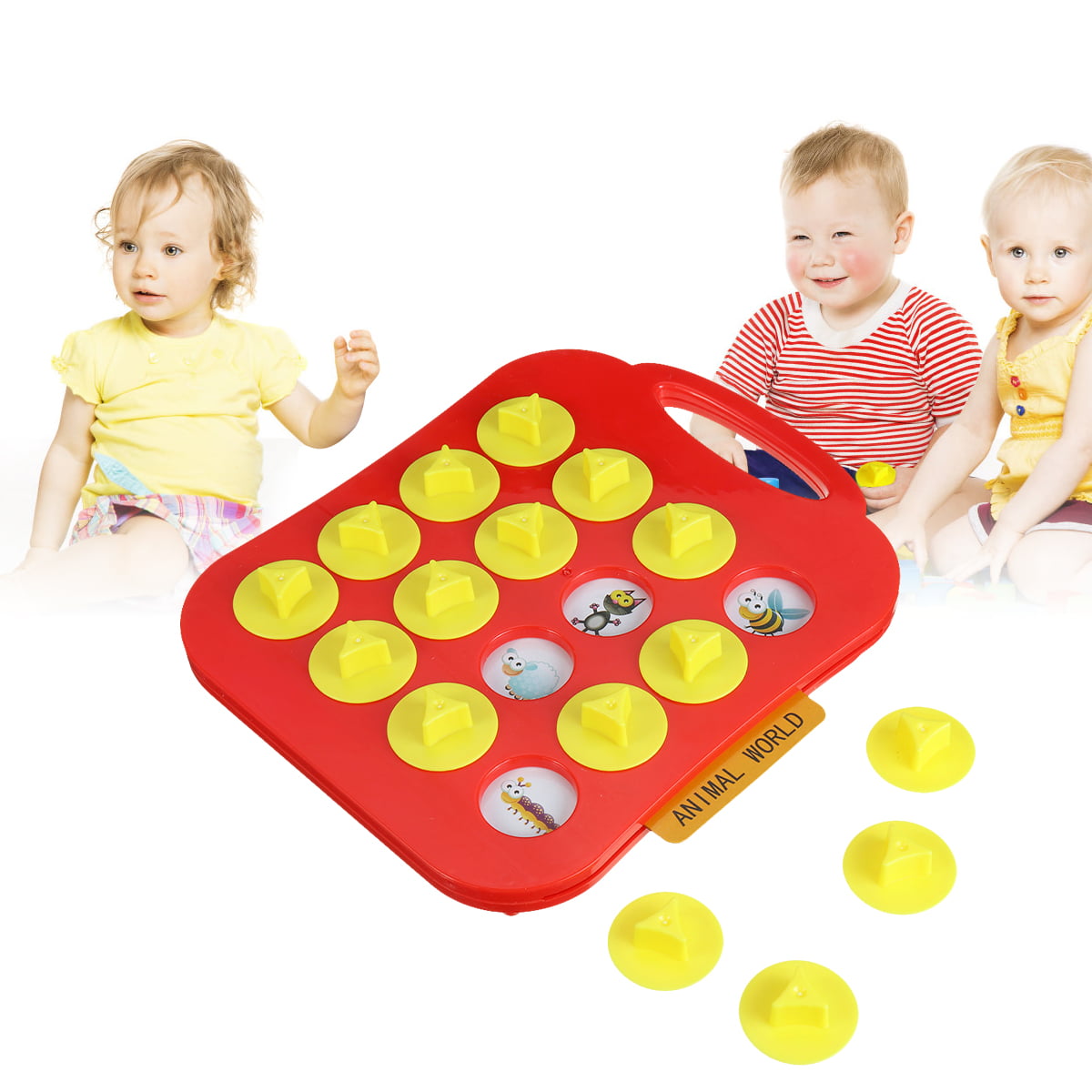 Montessori Memory Matching Game Early Educational Toys for Kids Baby Age 3+ 