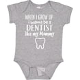 thumbnail image 3 of Inktastic Future Dentist Like Mommy Boys or Girls Baby Bodysuit, 3 of 5