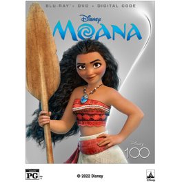 Moana - Disney100 Edition Walmart Exclusive (Blu-ray + DVD + ...
