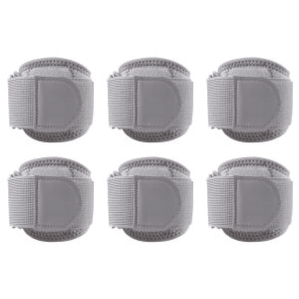 Correa de soporte para codo, soporte de tenis de nailon ajustable (gris)