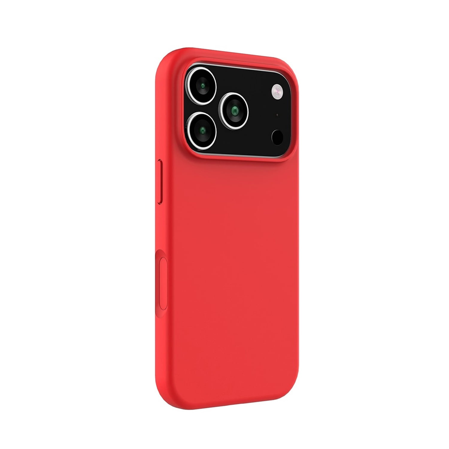 Durable Silicone Grip Case for iPhone 17 Pro Max - Red