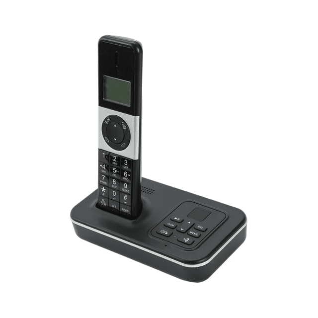 Teléfono de Escritorio Inalámbrico con Pantalla y Función Manos Libres