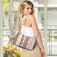 thumbnail image 5 of FORMRS Womens Shoulder Bag with Chain Strap Clutch Purse Cute Tote Handbag, Brown Abstract Dots, 5 of 7
