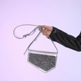 thumbnail image 3 of Bolso Tipo Cartera Que Combina Con Cruzado Brillante para Mujer Cuero PU Citas, 3 of 9