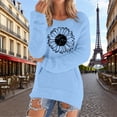 thumbnail image 2 of Bovemsi Womens Sweaters Casual Solid Long Sleeve Jumper Blouse Cute Sweaters, 2 of 5