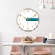 thumbnail image 5 of Reloj de pared redondo nórdico Simple, decoración de dormitorio, reloj de cuarzo silencioso con gancho, 25cm/30cm/35cm, 5 of 5