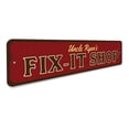 thumbnail image 3 of Fix it Shop Novelty Decor, Metal Wall Sign - 4x18 Inches, 3 of 4