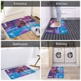 thumbnail image 3 of Capybara Bathtub Fun Front Door Mat, Indoor Mats for Bedroom Bathroom Kitchen, Floor Mat Non-Slip, Soft Carpet Floor Cover Machine Washable Entryway Mat - 20x31.5in, 3 of 5