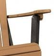 thumbnail image 5 of Furniture Classics Model 519CBK Fan Back Folding Adirondack Chair in Cedar with a Black Base, 5 of 6