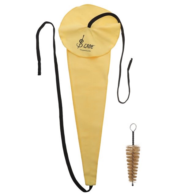Saxophone Cleaning Cloth Made of Cotton for Musical Instruments Maintenance Yellow Lightweight and Durable 1 Set