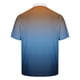 thumbnail image 5 of Blusa y camisa de manga corta con cuello vuelto para hombre, top estampado degradado, top/camisa informal de manga corta con solapa, tops para hombre, 5 of 5