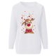 thumbnail image 4 of Sudaderas de Cuello Redondo de Navidad Para Mujer Blusa de Manga Larga Estampada Informal de Moda Odeerbi ODB209303, 4 of 4