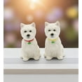 thumbnail image 5 of Ceramic Westie Dog Salt and Pepper Shakers 2.6in, 5 of 5