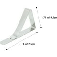 Outdoor Tablecloth Clips for Patio & Outside Camping, 12 Pcs Large Stainless Steel Table Cover