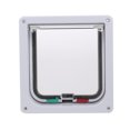 thumbnail image 4 of Cat Door Pet Entry Ferromagnetic Pet Flap Door 4 Ways Locking Automatically Close for Kitty Small Dogs, 4 of 7