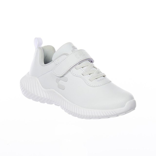 Tenis Charly Niño Niña Casual Escolar Tipo Piel Blanco Cómodo blanco 18 Charly 101B1E