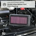 thumbnail image 6 of K&N Performance High-Flow Engine Air Filter: Washable, Multi-Layer Protection, Engineered to Boost Horsepower, 33-5055, 6 of 9