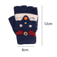 thumbnail image 2 of Mitaines Convertibles Tricotées Sans Doigts pour Enfants Mitaines Demi-Doigts, 2 of 5