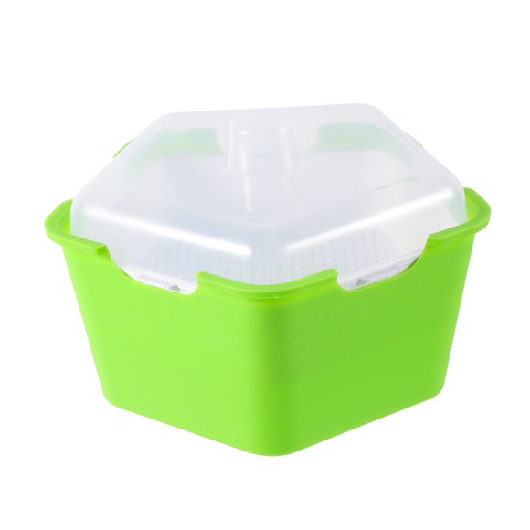 Bean Sprout Growing Box, Hydroponic Seedling Tray for Wheatgrass, Pea, and Other Seeds, Soilless Sprouting Planting Pot