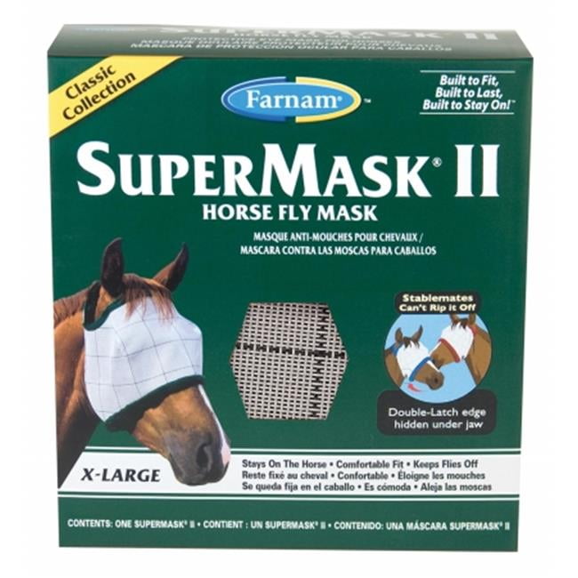Farnam SuperMask II Extra Large Horse Equine Fly Insect Mask 100504651 