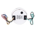thumbnail image 5 of M Buder 85mm (3.375 inches) 3 in 1 Electrical Tachometer Oil Pressure Water Temp Gauge 6000 RPM 0-150 PSI for RV Yacht Truck with 7 Colors Backlight Black Dial Silver Bezel, 5 of 9