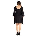 thumbnail image 6 of Plus Size Criss Cross Neck Cold Shoulder Dress, 6 of 6