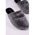 thumbnail image 4 of Pretty You London Women's Dido Diamante Mule Slipper in Black, 4 of 5