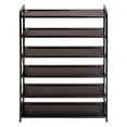 thumbnail image 4 of Zimtown Bamboo Shoe Rack, 6 Tier 24 Pairs Shoe Storage Organizer Space Saving for Entryway Home, Coffee, 4 of 17
