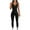 Black, variant on IROINNID Sleeveless Suspender Jumpsuit For Women Full-Length Tight Sexy Fashion High Waist Jumpsuit