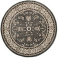 thumbnail image 2 of SAFAVIEH Lyndhurst Janel Traditional Bordered Area Rug, Grey/Cream, 7' x 7' Round, 2 of 7