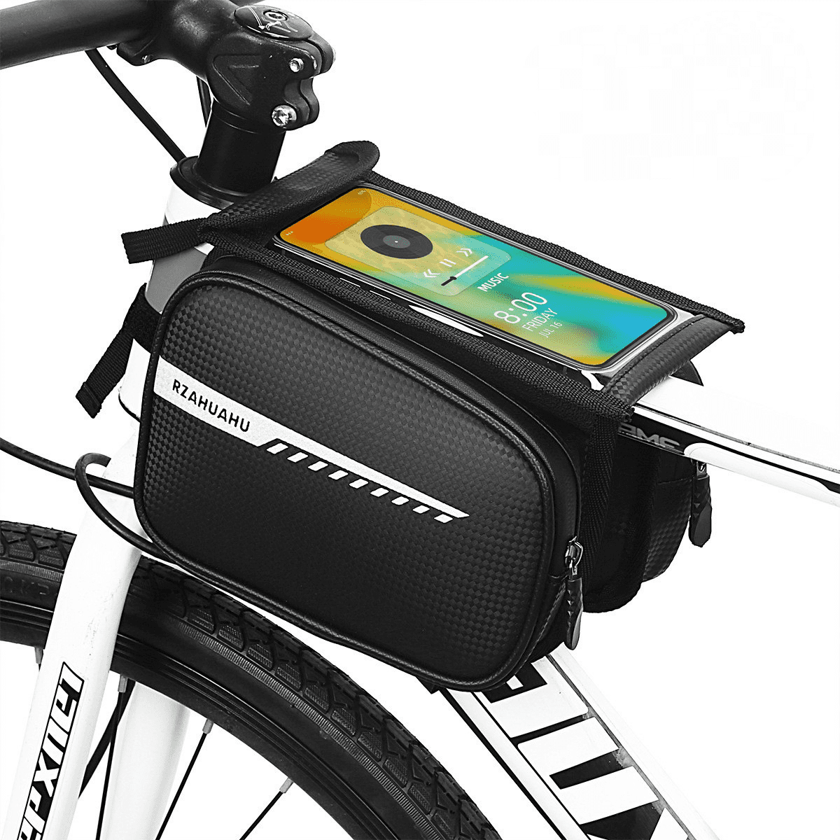 Amazon.com: whale fall Bike Frame Bag Waterproof Bike Top Tube Bag Bicycle  Front Bag Bike Pouch Pack Large Capacity Bike Phone Bag Cycling Accessories  for all Bicycle with Frame : Sports &