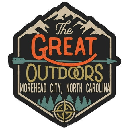 

Morehead City North Carolina The Great Outdoors Design 4-Inch Magnet