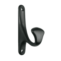 CH077 Black James Hardware Coat Hook Zinc Alloy Modern Cute High Load Caacity