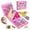 Pink, variant on Art Supplies, 208-Piece Drawing Art Kit, Gifts for Girls Boys Teens, Art Set Crafts Case with Double Sided Trifold Easel, Includes Watercolor Pens, Oil Pastels, Crayons, Colored Pencils (Pink)
