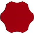 thumbnail image 2 of Mobile 60'' Flower Red Thermal Laminate Activity Table - Height Adjustable Short Legs, 2 of 3