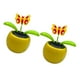 thumbnail image 1 of 2 Unids Dancing Flowers Solar Bobble Solar Figurilla ración Coche, 1 of 9