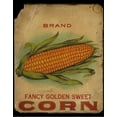 thumbnail image 2 of Albert, Beth 20x24 Gold Ornate Wood Framed with Double Matting Museum Art Print Titled - Vintage Corn, 2 of 4