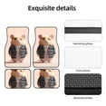 thumbnail image 5 of Gaeub Cute Mouse In Glasses Print 4 Pieces Car Floor Mats Car,Universal Car Carpet Mats,Fit for SUV, Vans, Sedans,Trucks, 5 of 6