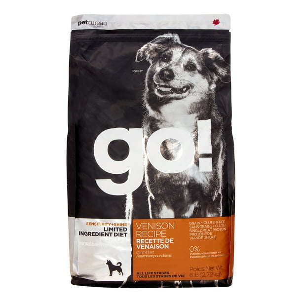 Petcurean Go! Sensitivity + Shine Limited Ingredient Venison Dry Dog