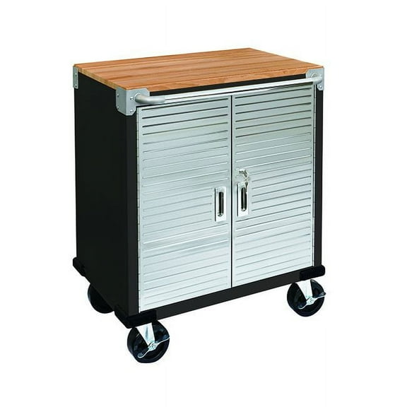 Seville Classics UltraHD 2-Door Rolling Cabinet