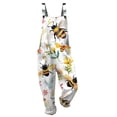 thumbnail image 5 of Boho Floral Oversized Jumpsuit, Baggy Wide Leg Overalls, Plus Size Rompers with Pockets, Comfy Casual Summer Outfits, Trendy Y2K Going Out Beach Vacation Outfits,BlackL, 5 of 5