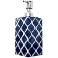 thumbnail image 3 of Handmade soap dispensers and Tooth Brush Holder Bathroom Accessories Royal Look Home Articles - Collectibles Buy (Blue & White), 3 of 7