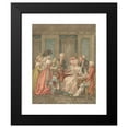 thumbnail image 2 of Louis-Marin Bonnet 12x14 Black Modern Framed Museum Art Print Titled - New Year's Day Presents, 2 of 5
