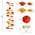 thumbnail image 3 of Dongrere Artificial Fall Leaf Garland with Pumpkin Berry, Autumn Thanksgiving Vine Decor for Halloween Party Home, 39 Inch, 3 of 7