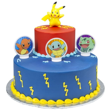 Pokemon Light Up Pikachu Two Tier Cake Walmart Com