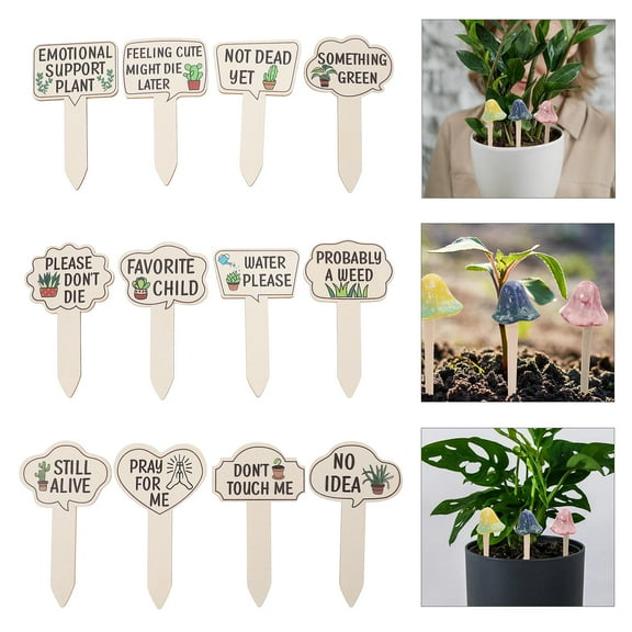 IBASETOY 15PCS Garden Marker Pen Multi-colored Simple and Elegant Design for Outdoor Plants